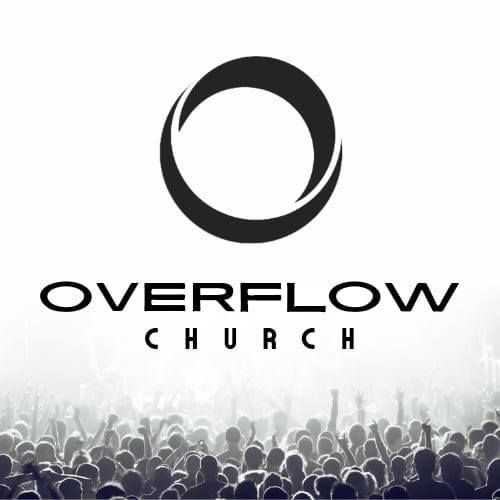 overflow church logo white